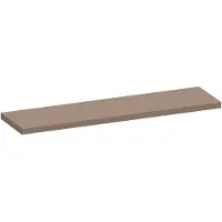 Brauer Ocean Slim Planchet 59x15cm MDF - Mat Mokka - Accessoires, Wastafel accessoires, Planchetten - 8720724562746