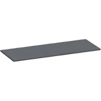 Brauer Ocean Slim Topblad 119,6x46cm - MFC - Timber Grey - Badkamermeubels, Wastafelbladen - 8720724560186