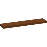 Brauer Creek Topblad Vrijhangend 220,4x50cm - Massief Eiken - Lamellen Eiken Bruin - Badkamermeubels, Wastafelbladen - 8720724562708