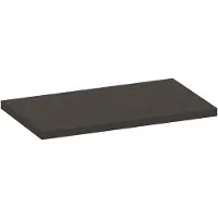 Brauer Ocean Medium Topblad 80,6x46cm - MFC - Timber Anthracite - Badkamermeubels, Wastafelbladen - 8720724561299