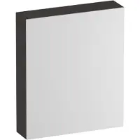 Brauer Impress Deluxe Spiegelkast 59x70cm MFC 1 Deur Met Indirecte LED Verlichting Binnen/onder - Linksdraaiend - Timber Anthracite - Spiegels, Spiegelkasten - 8720724558565