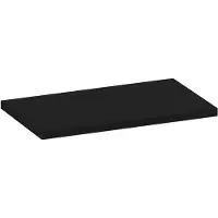 Brauer Ocean Medium Topblad 80,6x46cm - MDF - Mat Zwart - Badkamermeubels, Wastafelbladen - 8720724561831
