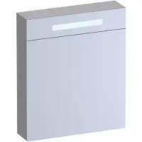 Brauer Promise Deluxe Spiegelkast 59x70cm MFC 1 Deur Met Directe LED Verlichting Boven - Rechtsdraaiend - Forest Seashell - Spiegels, Spiegelkasten - 8720724558930
