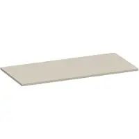 Brauer Ocean Slim Topblad 99,6x46cm - MDF - Mat Beige - Badkamermeubels, Wastafelbladen - 8720724559906