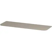 Ink Concept R Topplaat Gelakt Tbv Afgeronde Onderkast - 140x45cm - Mat Kasjmier Grijs - Badkamermeubels, Wastafelbladen - 8718835408145