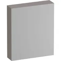 Brauer Impress Spiegelkast 59x70cm MFC 1 Deur - Linksdraaiend - Timber Greige - Spiegels, Spiegelkasten - 8720724557841