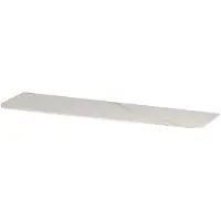 Ink Concept R Topplaat Keramische Slab Tbv Afgeronde Onderkast - 160x45cm - Calacatta Matt - Badkamermeubels, Wastafelbladen - 8718835406080
