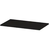 Ink Topdeck 45 Topblad T.b.v. Onderkast - 80x45x1,6cm - Fineer - Matt Intens Black - Badkamermeubels, Wastafelbladen - 8718835663476