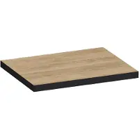Brauer Ocean Edge Topblad 59,6x46cm - MFC - Sunlit - Badkamermeubels, Wastafelbladen - 8720724562098