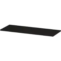 Ink Topdeck 45 Topblad T.b.v. Onderkast - 120x45x1,6cm - Fineer - Matt Intens Black - Badkamermeubels, Wastafelbladen - 8718835663506
