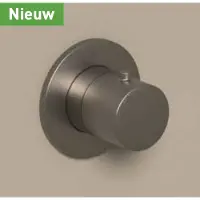 Ivy Aia Bond Afbouwdeel 2-weg Stop-omstel Symmetry - Zwart Chroom PVD - Kranen, Douchekranen, Inbouw Douchekranen - 8718835410582 - Kranen, Douchekranen, Inbouw douchekranen
