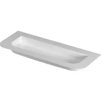 Ink Concept R Fora Wastafel Centraal Keramiek - Zonder Kraangat - 120x45cm - Mat Wit - 8718835410346 - Rechthoekig - Wastafels, Meubelwastafels