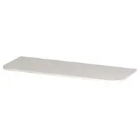 Ink Concept R Topplaat Gelakt Tbv Afgeronde Onderkast - 120x45cm - Mat Wit - Badkamermeubels, Wastafelbladen - 8718835408084