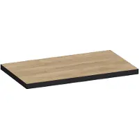 Brauer Ocean Edge Topblad 80,6x46cm - MFC - Sunlit - Badkamermeubels, Wastafelbladen - 8720724562104