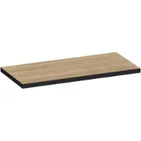 Brauer Ocean Edge Topblad 99,6x46cm - MFC - Sunlit - Badkamermeubels, Wastafelbladen - 8720724562111