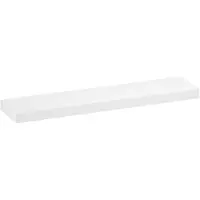 Brauer Creek Topblad Vrijhangend 220,4x50cm - MDF - Hoogglans Wit - Badkamermeubels, Wastafelbladen - 8720724562340