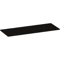 Brauer Ocean Slim Topblad 119,6x46cm - MFC - Timber Black - Badkamermeubels, Wastafelbladen - 8720724560360
