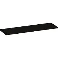 Brauer Ocean Medium Topblad 160,6x46cm - MFC - Timber Black - Badkamermeubels, Wastafelbladen - 8720724561428
