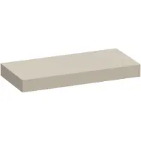 Brauer Creek Topblad Vrijhangend 99,6x50cm - MDF - Mat Beige - Badkamermeubels, Wastafelbladen - 8720724562470