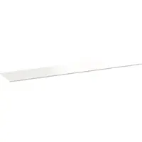 Brauer Ocean Slim Topblad 240,2x46cm - MDF - Hoogglans Wit - Badkamermeubels, Wastafelbladen - 8720724560605