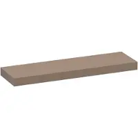 Brauer Creek Topblad Vrijhangend 160,6x50cm - MDF - Mat Mokka - Badkamermeubels, Wastafelbladen - 8720724562593