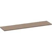 Brauer Ocean Medium Topblad 198,6x46cm - MDF - Mat Mokka - Badkamermeubels, Wastafelbladen - 8720724561077