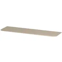 Ink Concept R Topplaat Keramische Slab Tbv Afgeronde Onderkast - 160x45cm - Travertin Matt - Badkamermeubels, Wastafelbladen - 8718835406103