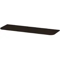 Ink Concept R Topplaat Fineer Tbv Afgeronde Onderkast - 140x45cm - Fineer Dark - Badkamermeubels, Wastafelbladen - 8718835408374