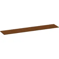 Brauer Ocean Slim Topblad 240,2x46cm - Massief Eiken - Lamellen Eiken Bruin - Badkamermeubels, Wastafelbladen - 8720724560827
