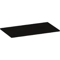 Brauer Ocean Slim Topblad 80,6x46cm - MFC - Timber Black - Badkamermeubels, Wastafelbladen - 8720724560346