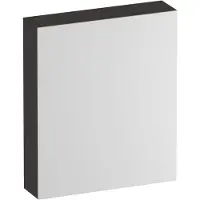 Brauer Impress Spiegelkast 59x70cm MFC 1 Deur - Linksdraaiend - Timber Anthracite - Spiegels, Spiegelkasten - 8720724557964