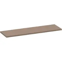 Brauer Ocean Medium Topblad 160,6x46cm - MDF - Mat Mokka - Badkamermeubels, Wastafelbladen - 8720724561060
