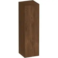 Brauer Inspire hoge kast 120 met 1 deur greeploos linksdraaiend Forest Cacao HK-IN120LFC