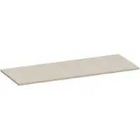 Brauer Ocean Slim Topblad 119,6x46cm - MDF - Mat Beige - Badkamermeubels, Wastafelbladen - 8720724559913