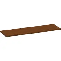 Brauer Ocean Medium Topblad 160,6x46cm - Massief Eiken - Lamellen Eiken Bruin - Badkamermeubels, Wastafelbladen - 8720724561961