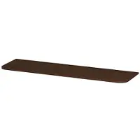 Ink Concept R Topplaat Fineer Tbv Afgeronde Onderkast - 160x45cm - Fineer Shadow - Badkamermeubels, Wastafelbladen - 8718835408398
