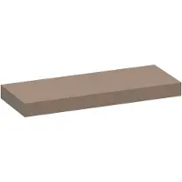 Brauer Creek Topblad Vrijhangend 119,6x50cm - MDF - Mat Mokka - Badkamermeubels, Wastafelbladen - 8720724562579