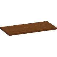 Brauer Ocean Medium Topblad 99,6x46cm - Massief Eiken - Lamellen Eiken Bruin - Badkamermeubels, Wastafelbladen - 8720724561930