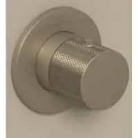 Ivy Aia Nexus Afbouwdeel Inbouw Stopkraan Symmetry - Zwart Chroom PVD - Kranen, Badkranen, Inbouw Badkranen - 8718835403522