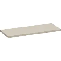 Brauer Ocean Medium Topblad 119,6x46cm - MDF - Mat Beige - Badkamermeubels, Wastafelbladen - 8720724560957