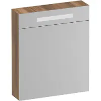 Brauer Promise Deluxe Spiegelkast 59x70cm MFC 1 Deur Met Directe LED Verlichting Boven - Linksdraaiend - Honey - Spiegels, Spiegelkasten - 8720724559227