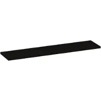 Brauer Ocean Medium Topblad 198,6x46cm - MFC - Timber Black - Badkamermeubels, Wastafelbladen - 8720724561435