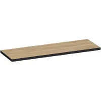Brauer Ocean Edge Topblad 139,4x46cm - MFC - Sunlit - Badkamermeubels, Wastafelbladen - 8720724562135