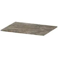 Ink Topdeck 45 Topblad Keramische Slab - 60x45x1,2cm - Earth Glossy - Badkamermeubels, Wastafelbladen - 8718835391539