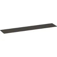 Brauer Ocean Slim Topblad 240,2x46cm - MFC - Timber Anthracite - Badkamermeubels, Wastafelbladen - 8720724560322