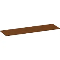 Brauer Ocean Slim Topblad 160,6x46cm - Massief Eiken - Lamellen Eiken Bruin - Badkamermeubels, Wastafelbladen - 8720724560797