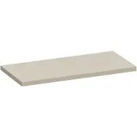 Brauer Ocean Medium Topblad 99,6x46cm - MDF - Mat Beige - Badkamermeubels, Wastafelbladen - 8720724560940