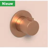 Ivy Aia Pact Afbouwdeel 2-weg Stop-omstel Symmetry - Geborsteld Metal Black PVD - Kranen, Badkranen, Inbouw Badkranen - 8718835410643