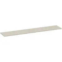 Brauer Ocean Slim Topblad 240,2x46cm - MDF - Mat Beige - Badkamermeubels, Wastafelbladen - 8720724559968