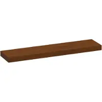 Brauer Creek Topblad Vrijhangend 198,6x50cm - Massief Eiken - Lamellen Eiken Bruin - Badkamermeubels, Wastafelbladen - 8720724562692